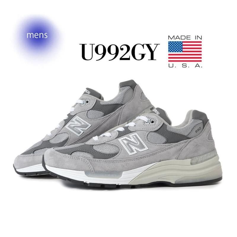 【New Balance】 U992GY スニーカー ◇アメリカ製 NEW BALANCE U992GY