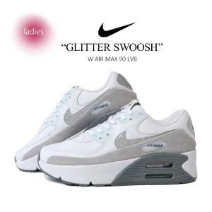 NIKE W AIR MAX 90 LV8 GLITTER SWOOSH ʥ  ޥå ˡ (  ۥ磻 å  ǥ HQ3456-191 )