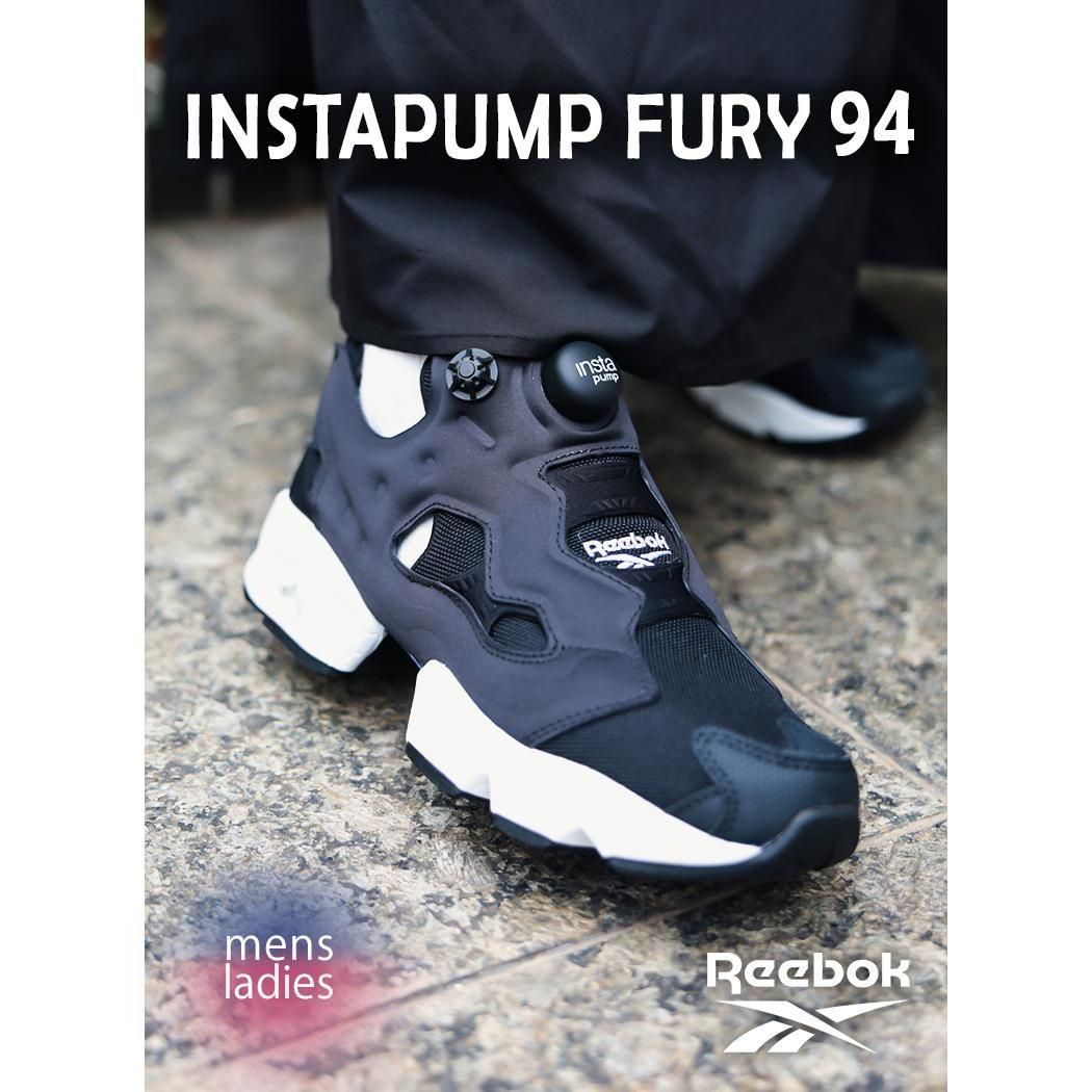 Reebok INSTAPUMP FURY 94 BLACK WHITE ꡼ܥå 󥹥 ݥץե塼꡼ ˡ (  ֥å   ǥ 100211657 )