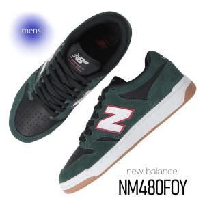  NEW BALANCE NUMERIC NM480FOY GREEN BLACK ˥塼Х ̥å ˡ ( ̤ȯ  ꡼  ֥å SKATE  )