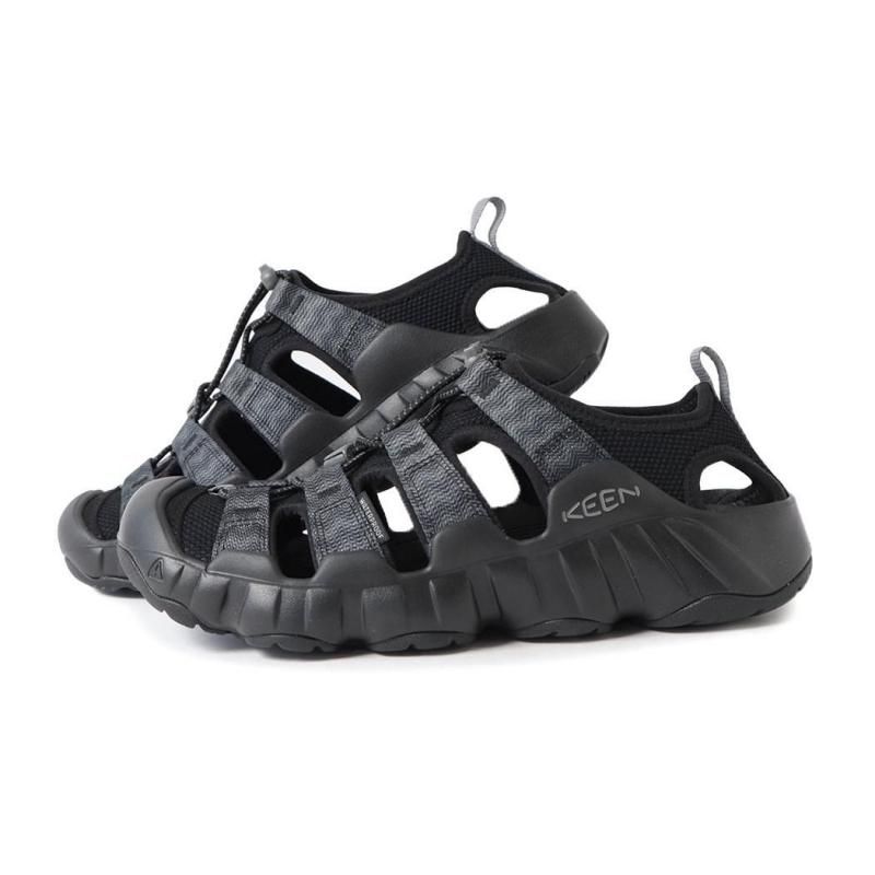 KEEN MENS HYPERPORT H2 BLACK/STEEL GREY   ϥѡݡ 塼  (  ֥å SANDAL Φξ 1028652 )