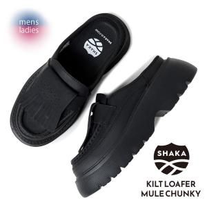 SHAKA KILT LOAFER MULE CHUNKY BLACK 㥫  ե ߥ塼 󥭡 ˡ (   ǥ  SK-308 )