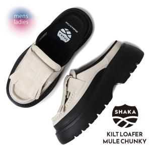 SHAKA KILT LOAFER MULE CHUNKY LINEN 㥫  ե ߥ塼 󥭡 ˡ ( ١  ǥ  SK-308 )
