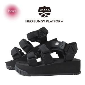 SHAKA NEO BUNGY PLATFORM BLACK 㥫 ͥХ󥸡 ץåȥե  (  ֥å ١  ǥ  SK-105 )