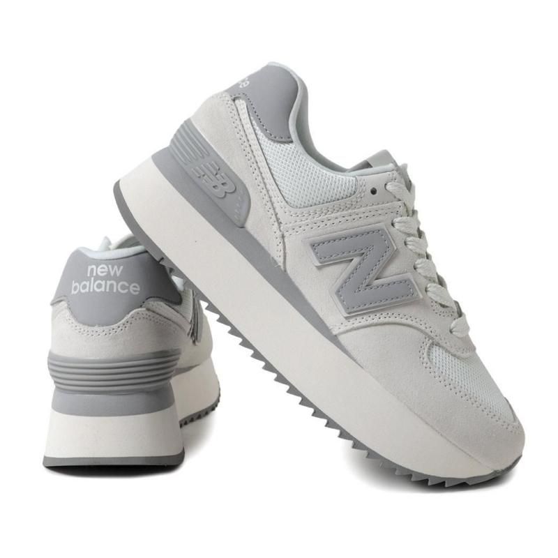 ニューバランス　574 WL574ZJP ホワイト　グレー　24.5 NEW BALANCE WL574ZJP WHITE GREY ニューバランス スニーカー