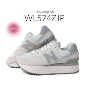 NEW BALANCE WL574ZJP WHITE GREY ˥塼Х ˡ ( 530 725   ۥ磻 졼 ١ B ǥ  )