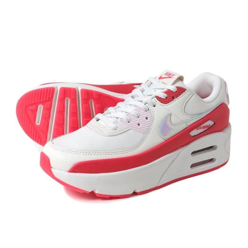 【NIKE】W AIRMAX 90 LV8 SAIL/REDSTA 国内発送 NIKE W AIR MAX 90 LV8 SAIL/SIREN RED-PEARL PINK ナイキ