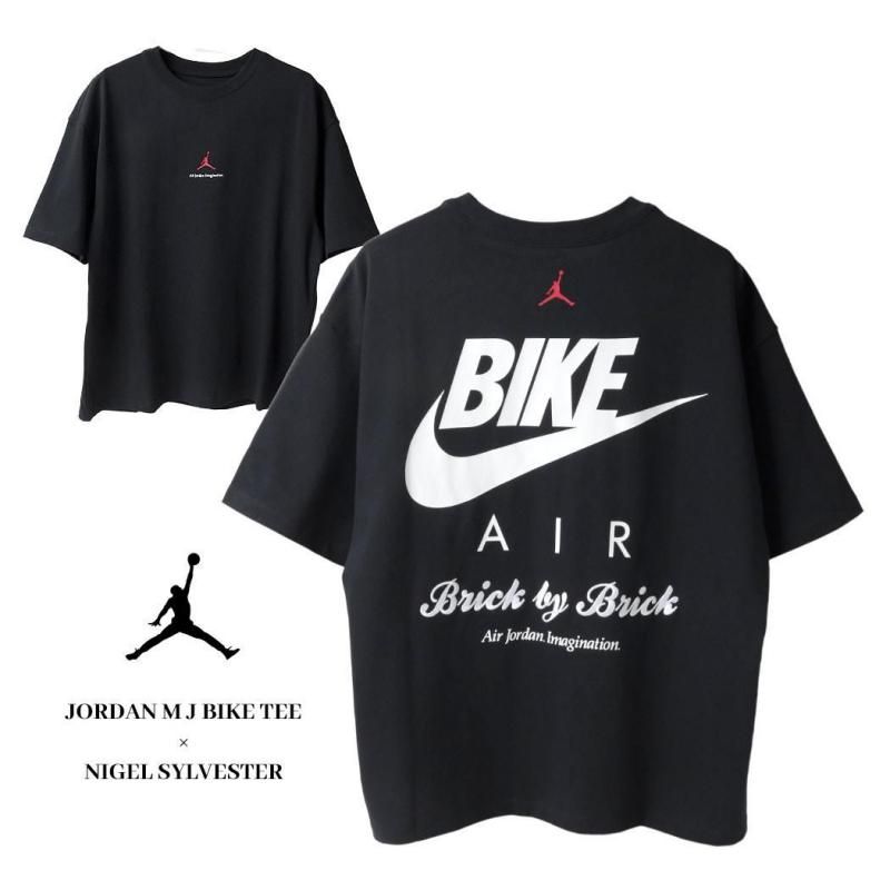 Nigel Sylvester × NIKE JORDAN M J BIKE TEE BLACK ナイキ