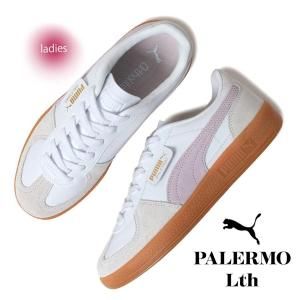 PUMA PALERMO LTH White-Lilac Frost ס ѥ 쥶 ˡ (  ۥ磻 졼  ǥ  396464-20 )
