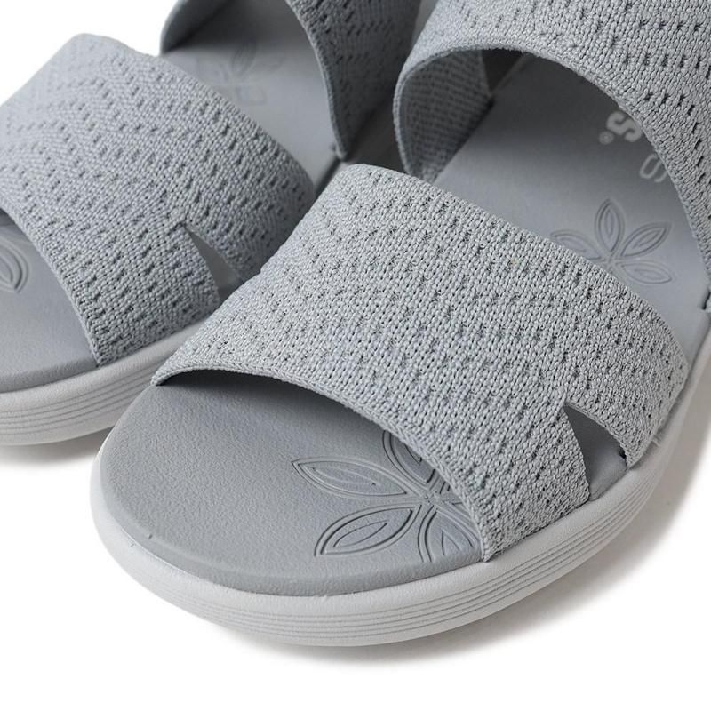 SKECHERS SLIP-INS PIER-LITE-SLIP ON BY GREY スケッチャーズ