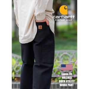CARHARTT LOOSE FIT WASHED DUCK UTILITY WORK PANT BLACK ϡ å ѥ  ֥å B11 BN0011