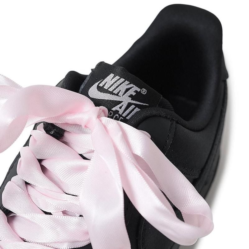 NIKE WMNS AIR FORCE 1 `07 LV8 BLACK SATIN ナイキ ウィメンズ エア