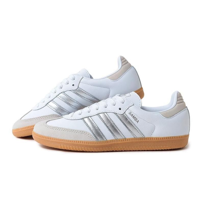 adidas SAMBA OG W WHITE SILVER GUM アディダス サンバ