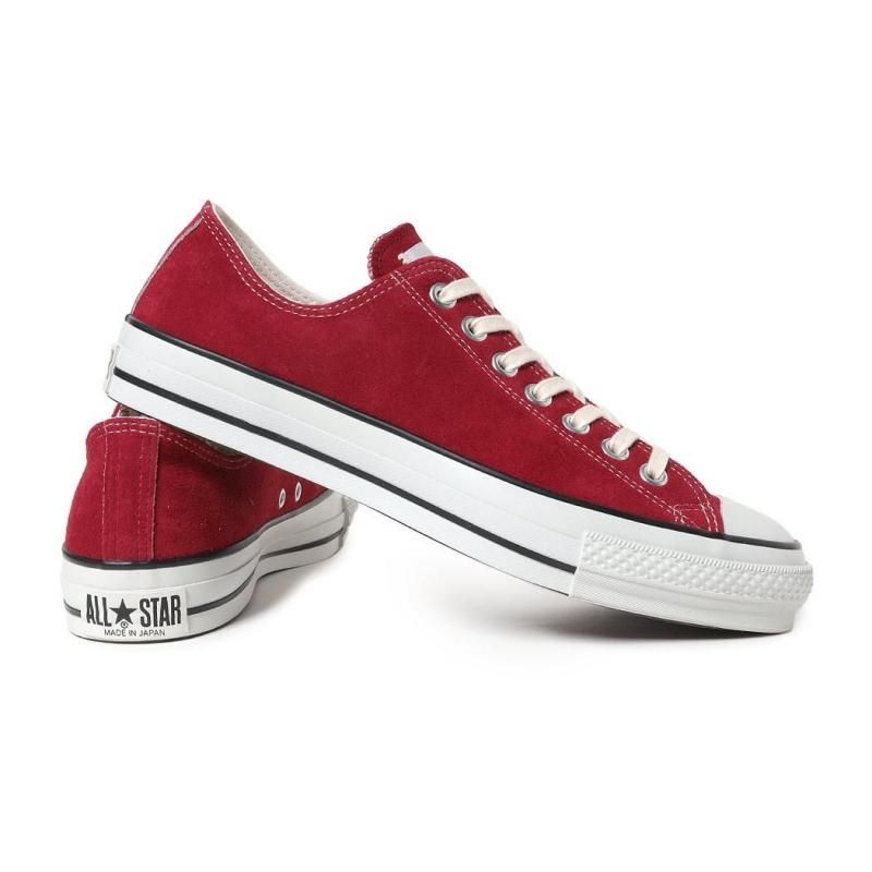 未使用Converse Suede All Star J OX Red 日本製 CONVERSE SUEDE ALL STAR J OX｜BILLY'S ENT 公式通販
