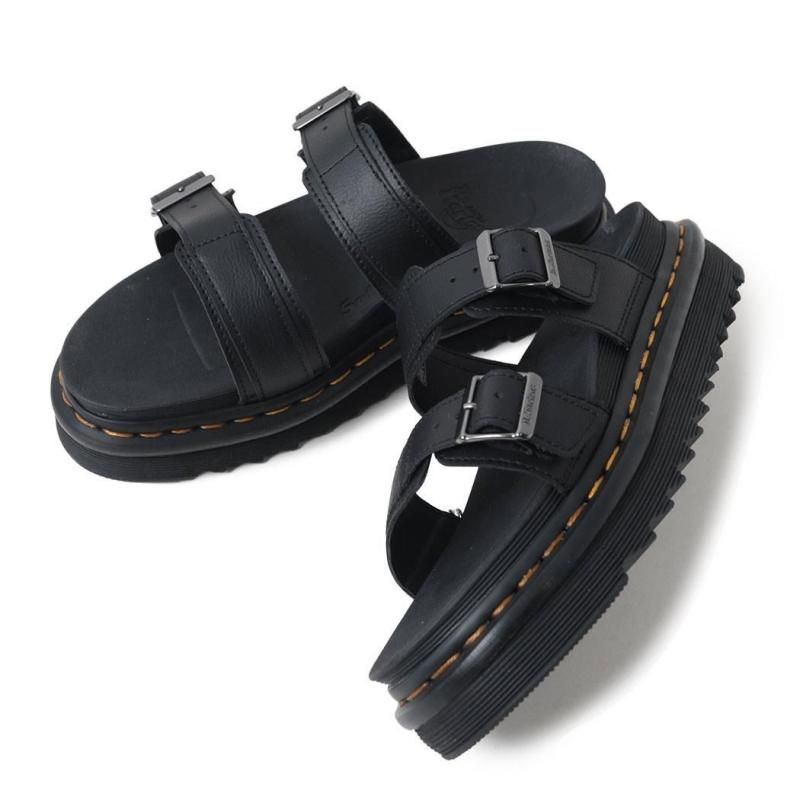 Dr.Martens MYLES BUCKLE SLIDE SANDAL BLACK ドクターマーチン
