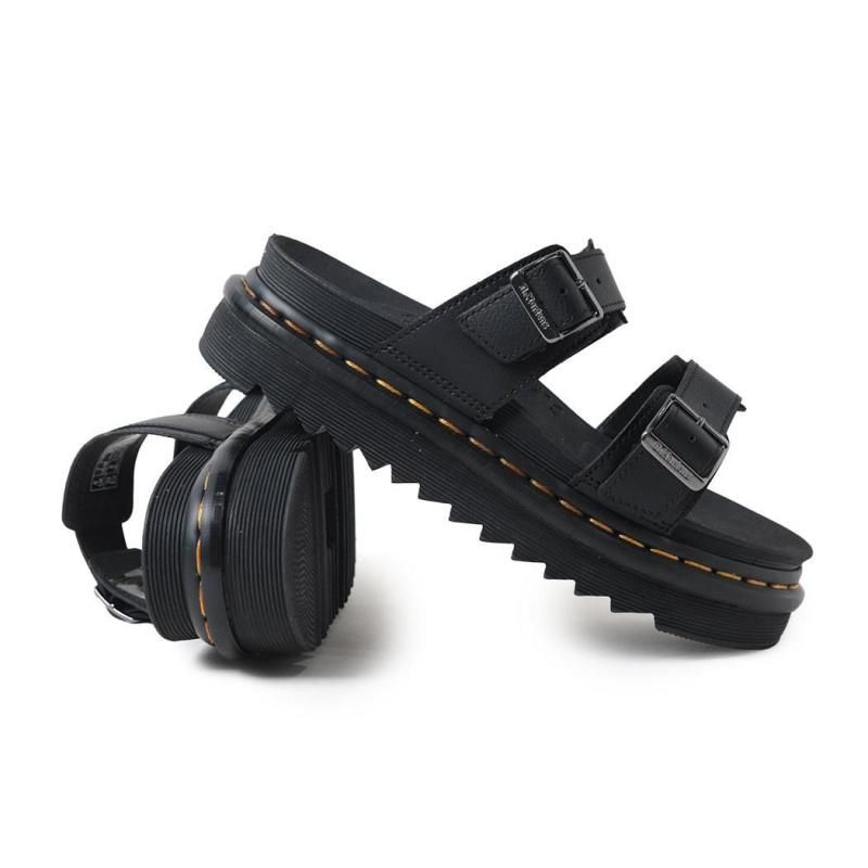 Dr.Martens MYLES BUCKLE SLIDE SANDAL BLACK ドクターマーチン
