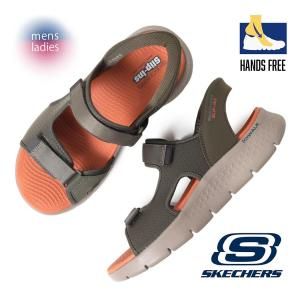 SKECHERS SLIP-INS GO WALK FLEX SANDAL-EASY ENTRY OLIVE å㡼  ( åץ ꡼ 229210 )