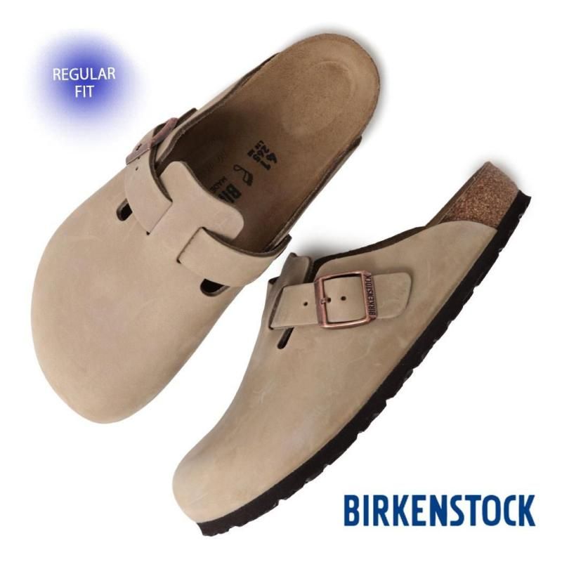 【人気カラー】 美品！ビルケンシュトック　ボストン　トープ　ベージュ　希少　40 美品】BIRKENSTOCKビルケンシュトック ボストン 40トープ - メルカリ