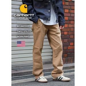 CARHARTT RELAXED FIT TWILL UTILITY WORK PANT DARK/KHAKI ϡ å  ĥ ѥ   USA B324