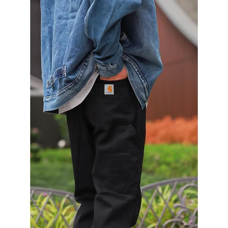 CARHARTT RELAXED FIT TWILL UTILITY WORK PANT BLACK カーハート