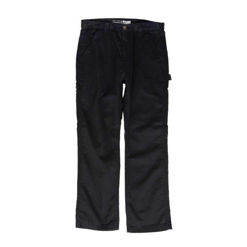 Carhartt ブラック ワークパンツ 34 CARHARTT RELAXED FIT TWILL UTILITY WORK PANT BLACK カーハート