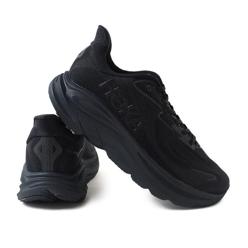新品 HOKA CLIFTON10（ブラック） スニーカー 23cm 2 HOKA CLIFTON 10 BLACK / BLACK（ホカ クリフトン 10-ブラック