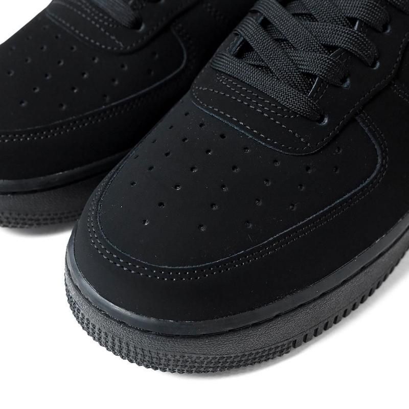 海外限定 NIKE AIR FORCE 1 '07 Matte Nubuck/Black/University