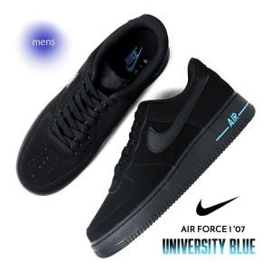  NIKE AIR FORCE 1 '07 Matte Nubuck/Black/University Blue ʥ ե ˡ ̤ȯ  HV6223-001