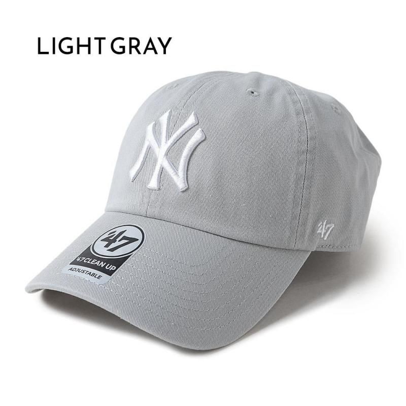 【new now】キャップ　grey 47 CLEAN UP クリーンナップ キャップ ニューヨークヤンキース BIG