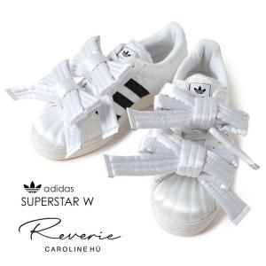 adidas SUPERSTAR W Caroline Hu ǥ ǥ ˡ (  ۥ磻 饤ա ѡ JQ4305 )