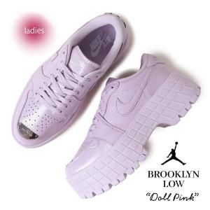 NIKE WMNS AIR JORDAN 1 BROOKLYN LOW DOLL PINK ʥ  硼 ֥å ˡ ǥ ԥ HF3184-500