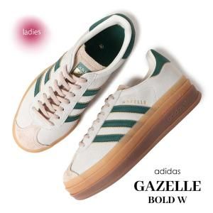 adidas GAZELLE BOLD W CREAM WHITE/GREEN/BEIGE ǥ  ܡ ˡ  åĥ졼 ǥ  ID7056