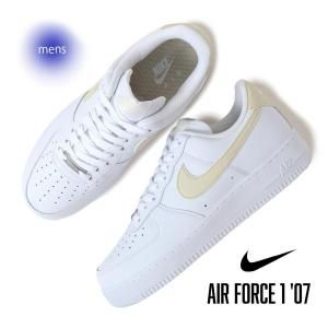 NIKE AIR FORCE 1 '07 WHITE/LIGHT KHAKI ʥ ե  ˡ (  ۥ磻 饤ȥ ١  FJ4146-111 )