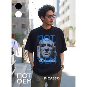 NOT OEM Picasso Tee BLACK WHITE Υå  ԥ T TEE  ǥ  ۥ磻 NOT-19 NOT-20