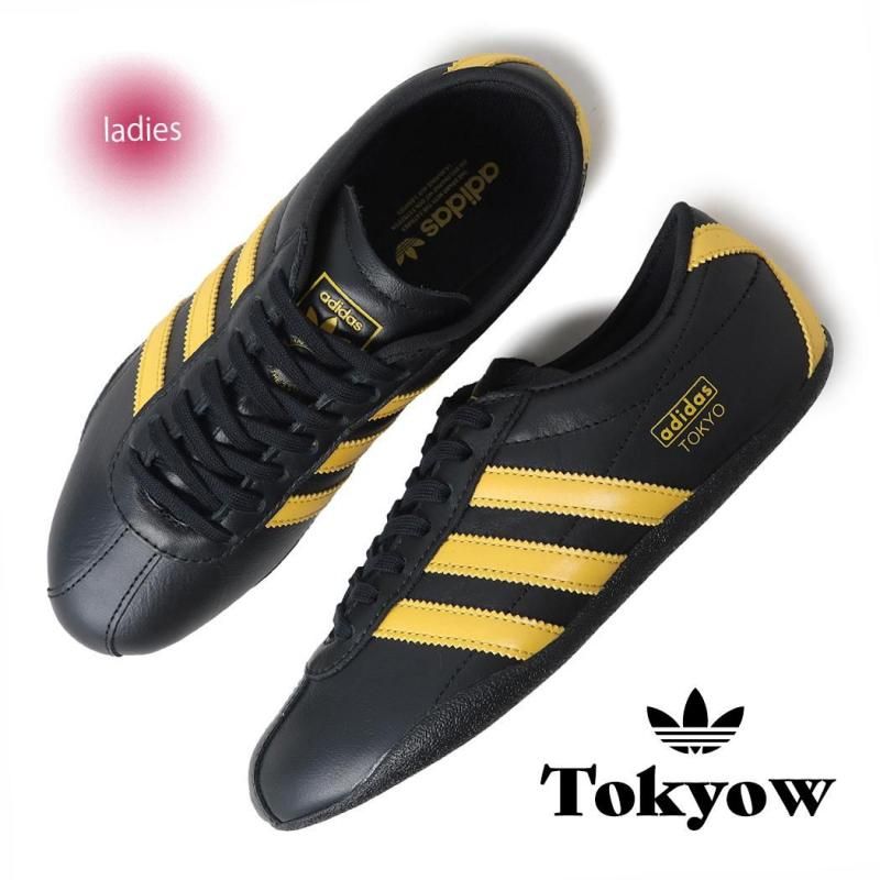 adidas TOKYO W CBLACK/EQTYEL/CBLACK アディダス トーキョー