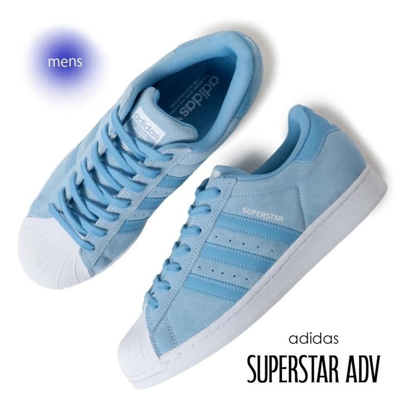 adidas SUPERSTAR ADV LIGHT BLUE/WHITE アディダス スーパースター