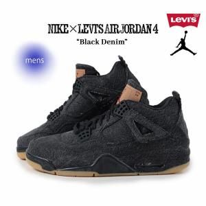 NIKE  Levi's AIR JORDAN 4 BLACK DENIM ʥ 硼4 ˡ ( ꡼Х ֥å  ǥ˥  AO2571-001 )