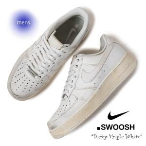  NIKE AIR FORCE 1  .SWOOSH DIRTY TRIPLE WHITE ʥ ե ˡ ( ̤ȯ   HJ9346-100
)