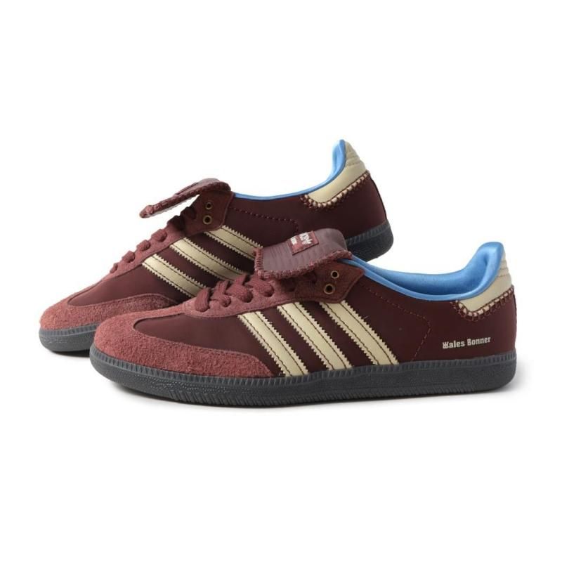 adidas SAMBA Nylon Low  Wales Bonner FOX BROWN/SANDY BEIGE/LUCKY BLUE ǥ  ˡ ( 㿧 IE0579 )