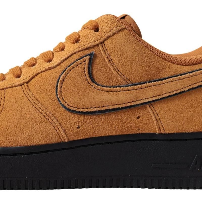 Nike Air Force 1 QSベージュ/ブラウン エア フォース 1 NIKE AIR FORCE 07 LV8 【EMBROIDERED SWOOSH