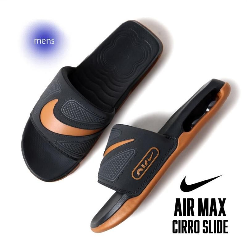 NIKE AIR MAX CIRRO SLIDE SANDAL ORANGE/BLACK ナイキ シロ