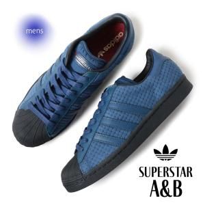 adidas SUPERSTAR X A&B NIGHT MARINE ǥ ѡ ˡ ( ֥롼  ɥӡ   ǥ JS2594 )