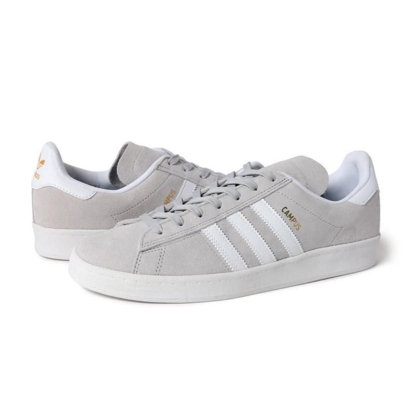 【adidas】CAMPUS スニーカー adidas CAMPUS ADV GREY/WHITE アディダス キャンパス スニーカー