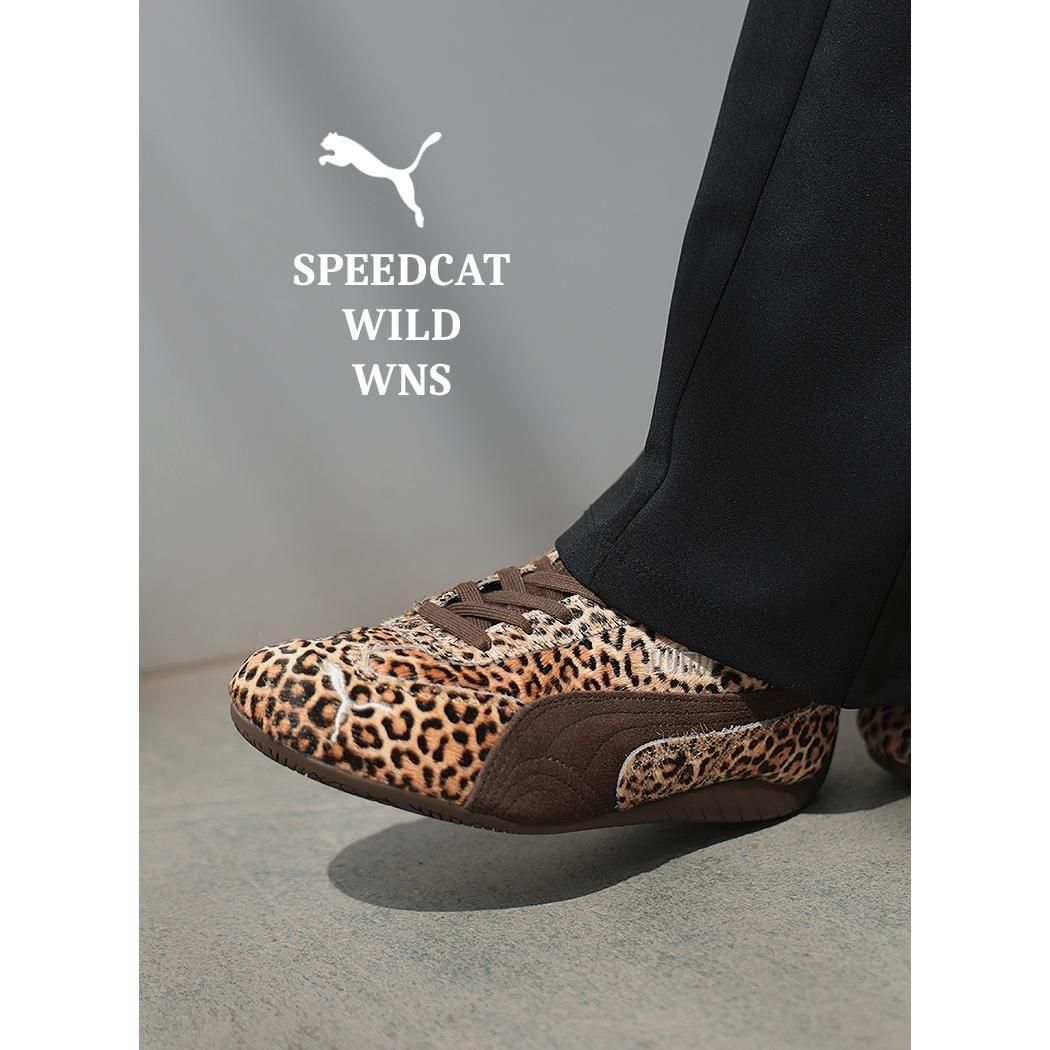 PUMA SPEEDCAT WILD WNS CHOCOLATE-WARM WHITE ס ԡɥå 쥪ѡ  ˡ ˥ޥ  ǥ 406690-01