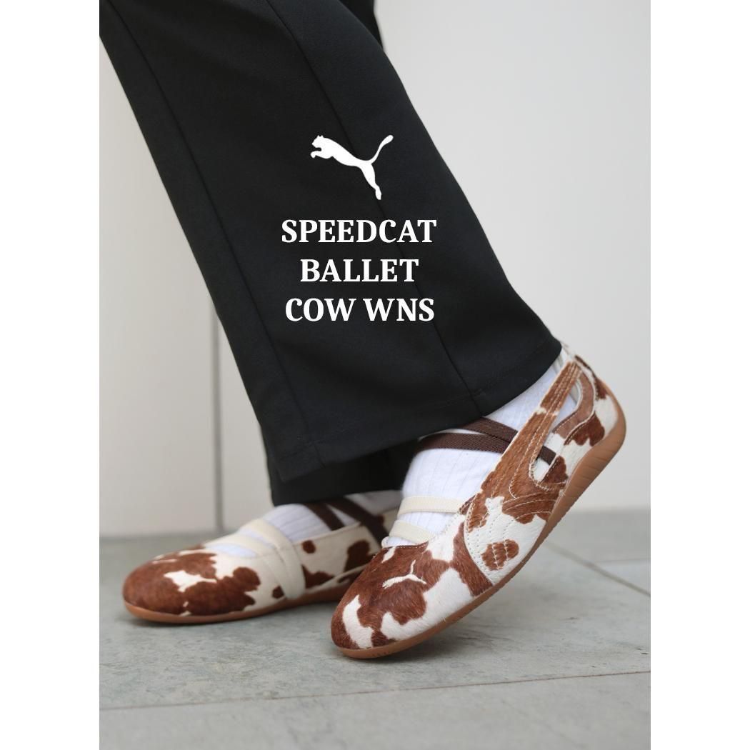 PUMA SPEEDCAT BALLET COW WNS CHOCOLATE BROWN-WARM WHITE ס ԡɥå Х쥨   ˡ 407787-01