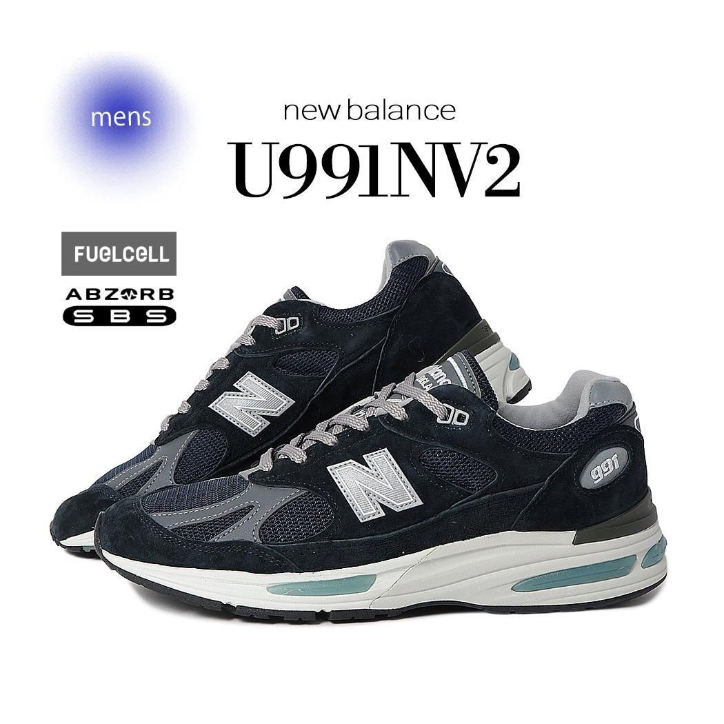 【新品】new balanceニューバランス U991NV2 ネイビー 26.5 New Balance U991NV2 NAVY （ニューバランス U991NV2-ネイビー