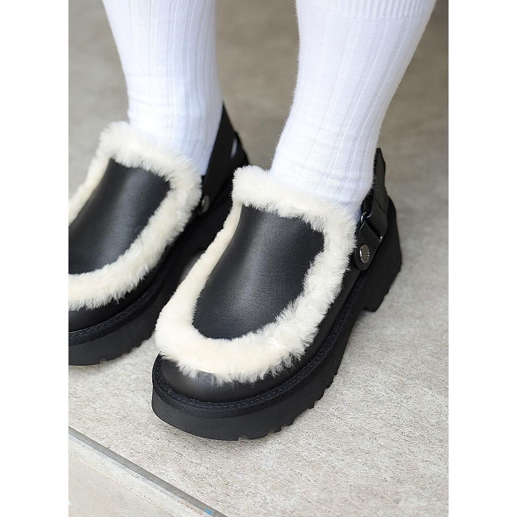 ★mint様  UGG⭐︎モカシン UGG アグ モカシン レディース アンスレー 1106878 ブラック 黒