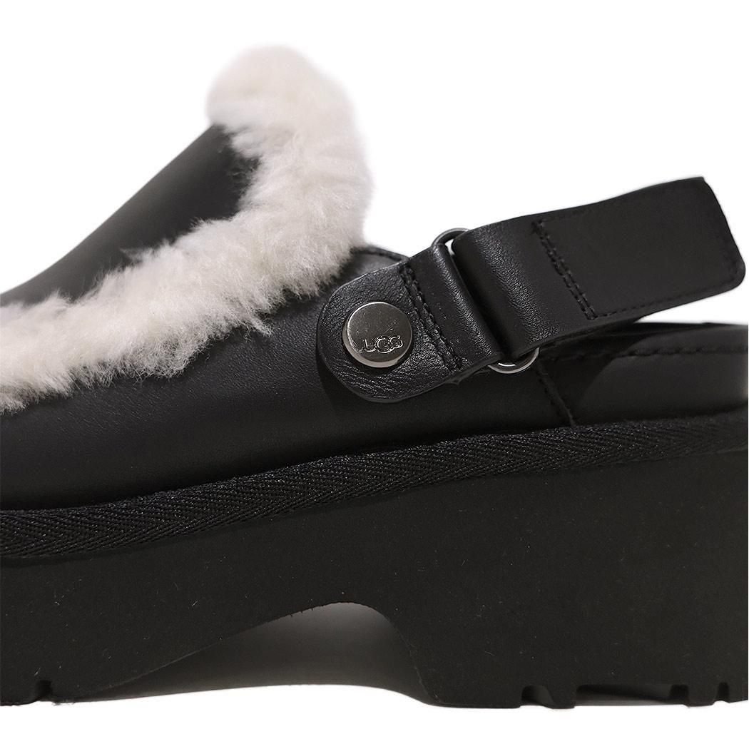 UGG Esmee Leather Clog BLACK アグ エスミー レザー クロッグ