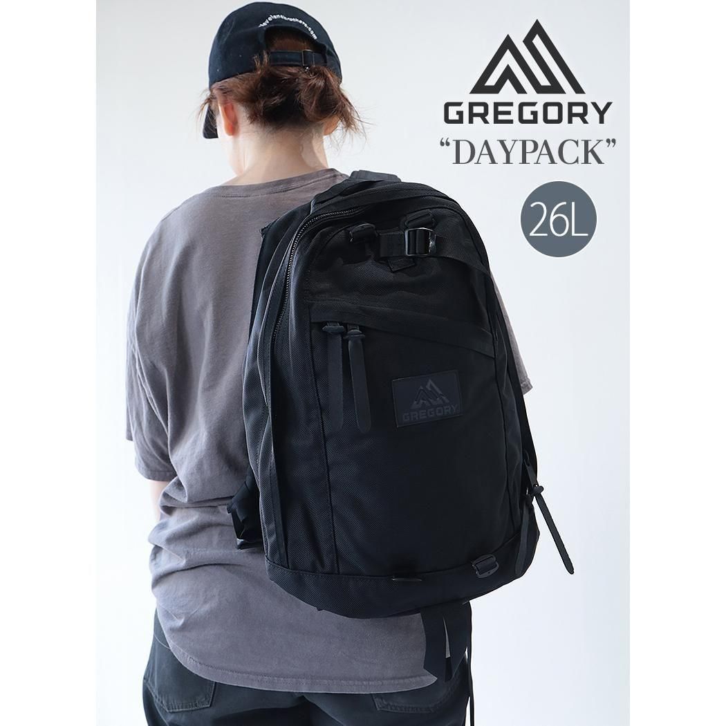 GREGORY FINE DAY CORDURA BALLISTIC BLACK グレゴリー デイパック バッグ ( 黒 リュック メンズ レディース 651690440BLACK )