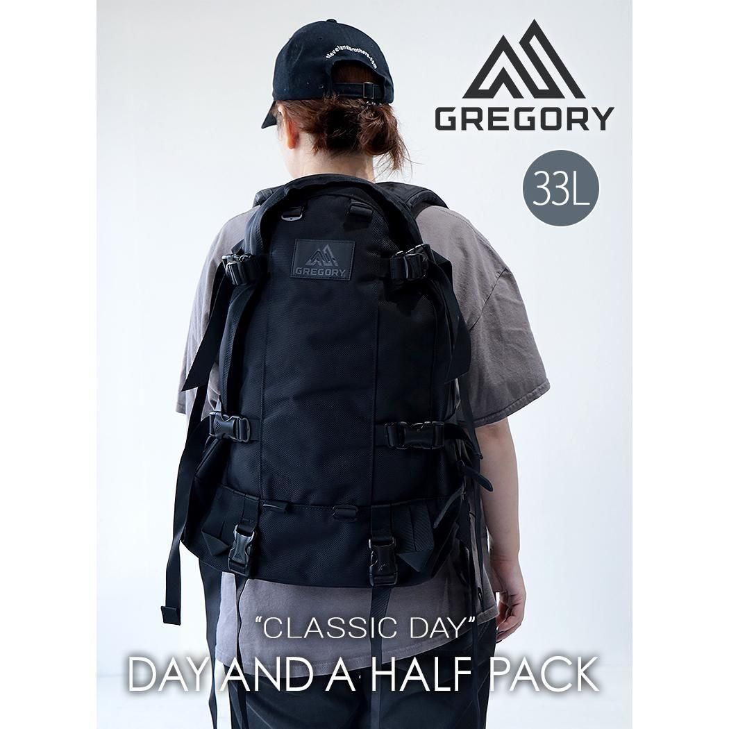 GREGORY DAY AND A HALF PACK CORDURA BALLISTIC BLACK グレゴリー デイアンドハーフパック バッグ ( 黒 リュック 651500440BLACK )